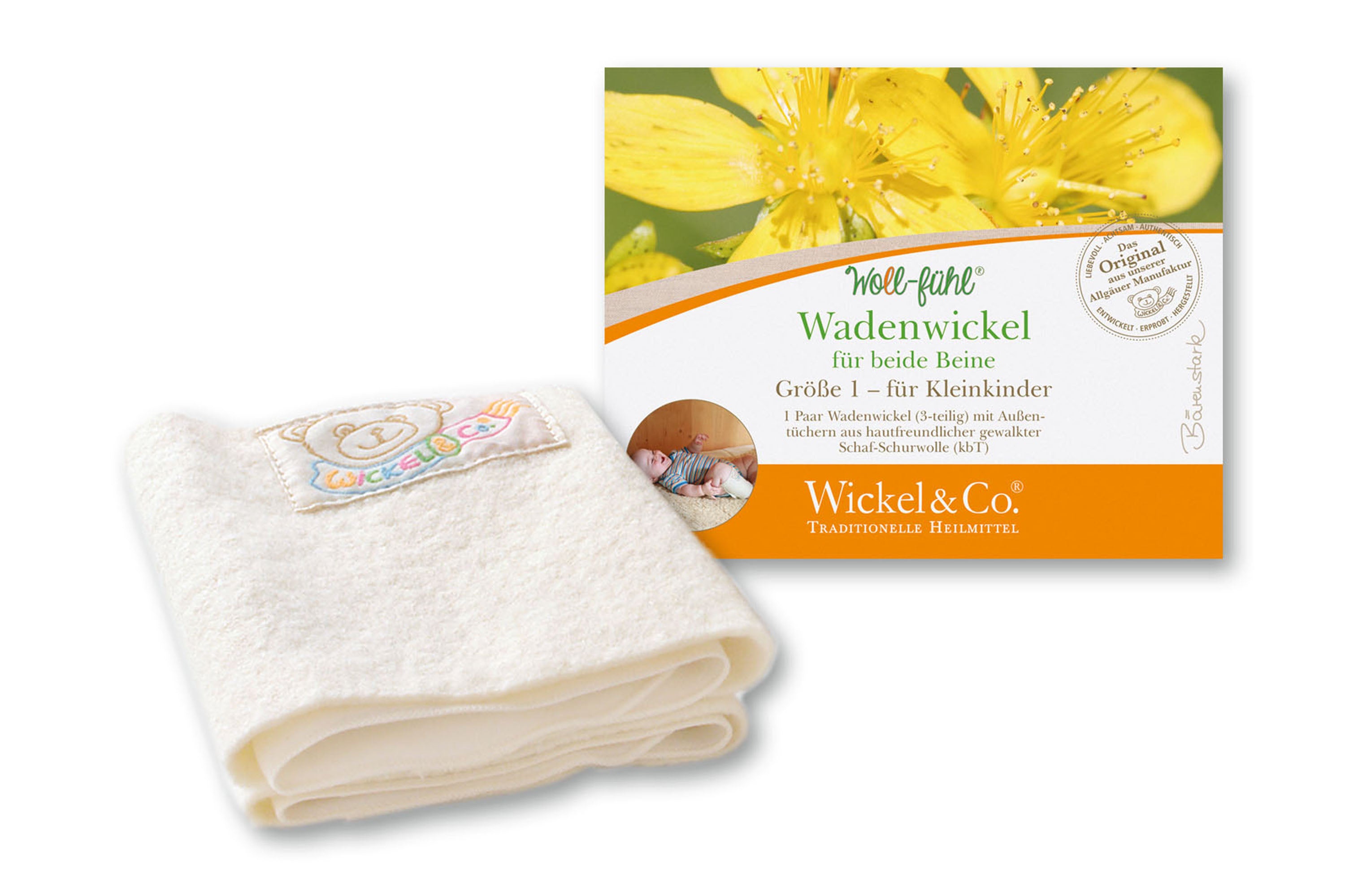 Woll-fühl® Wadenwickel für Kinder