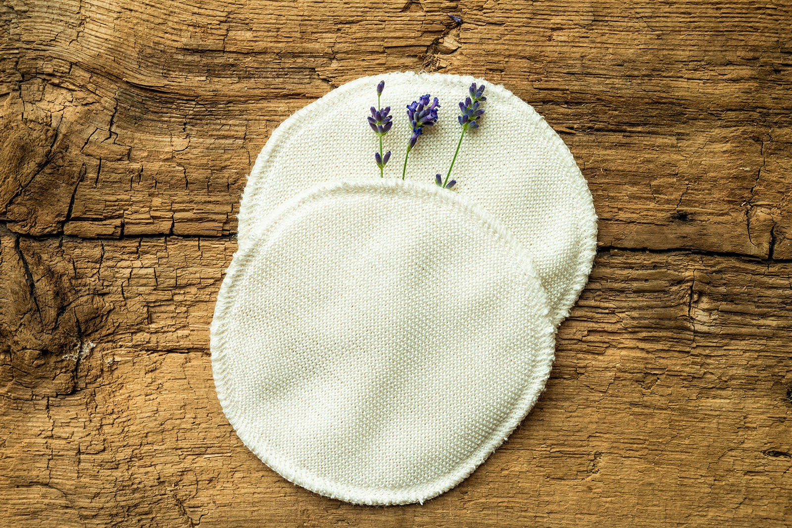 Nursing pads silk/wool (Ø 13 cm)