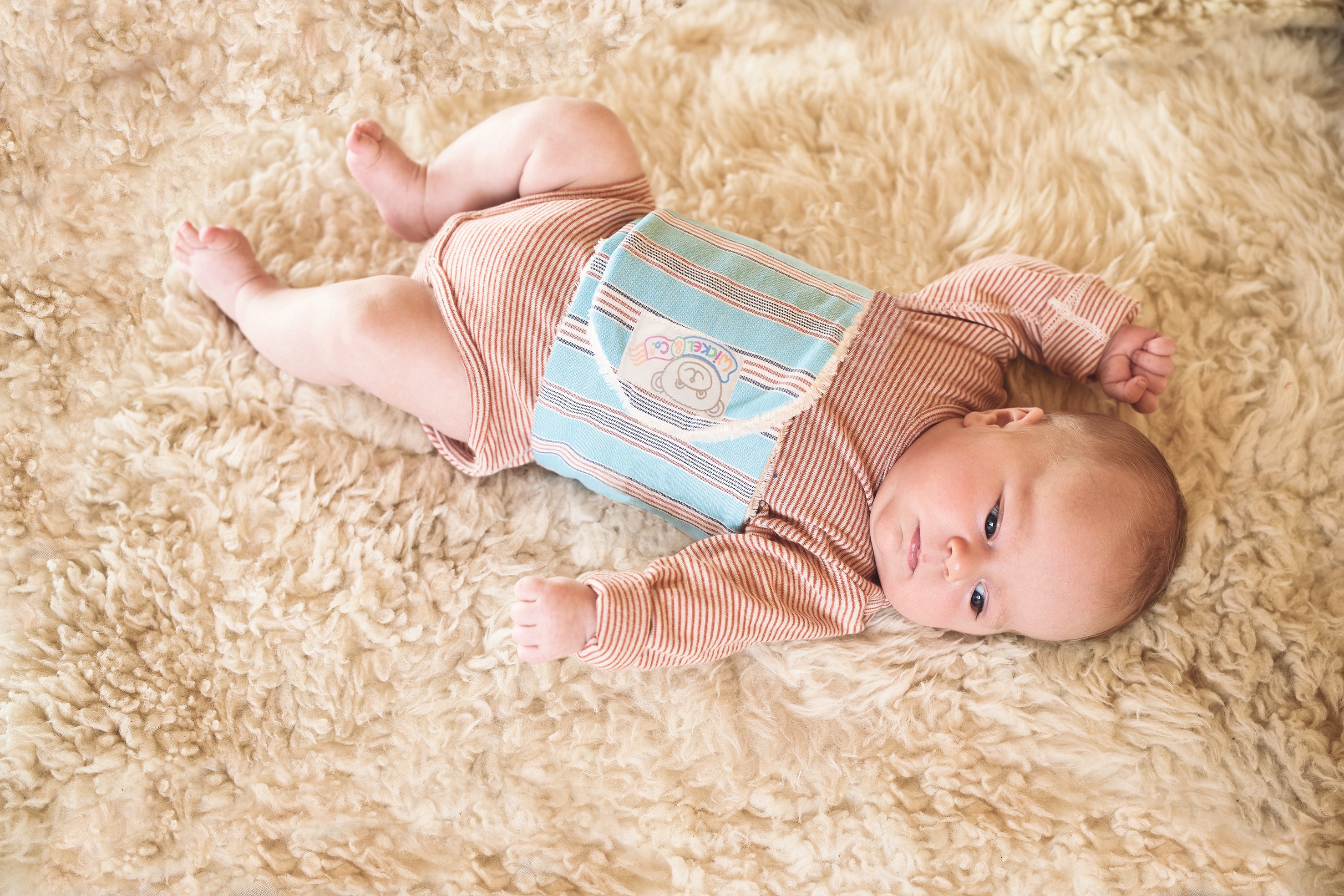 Chest and stomach body wrap for children, size 1, for infants