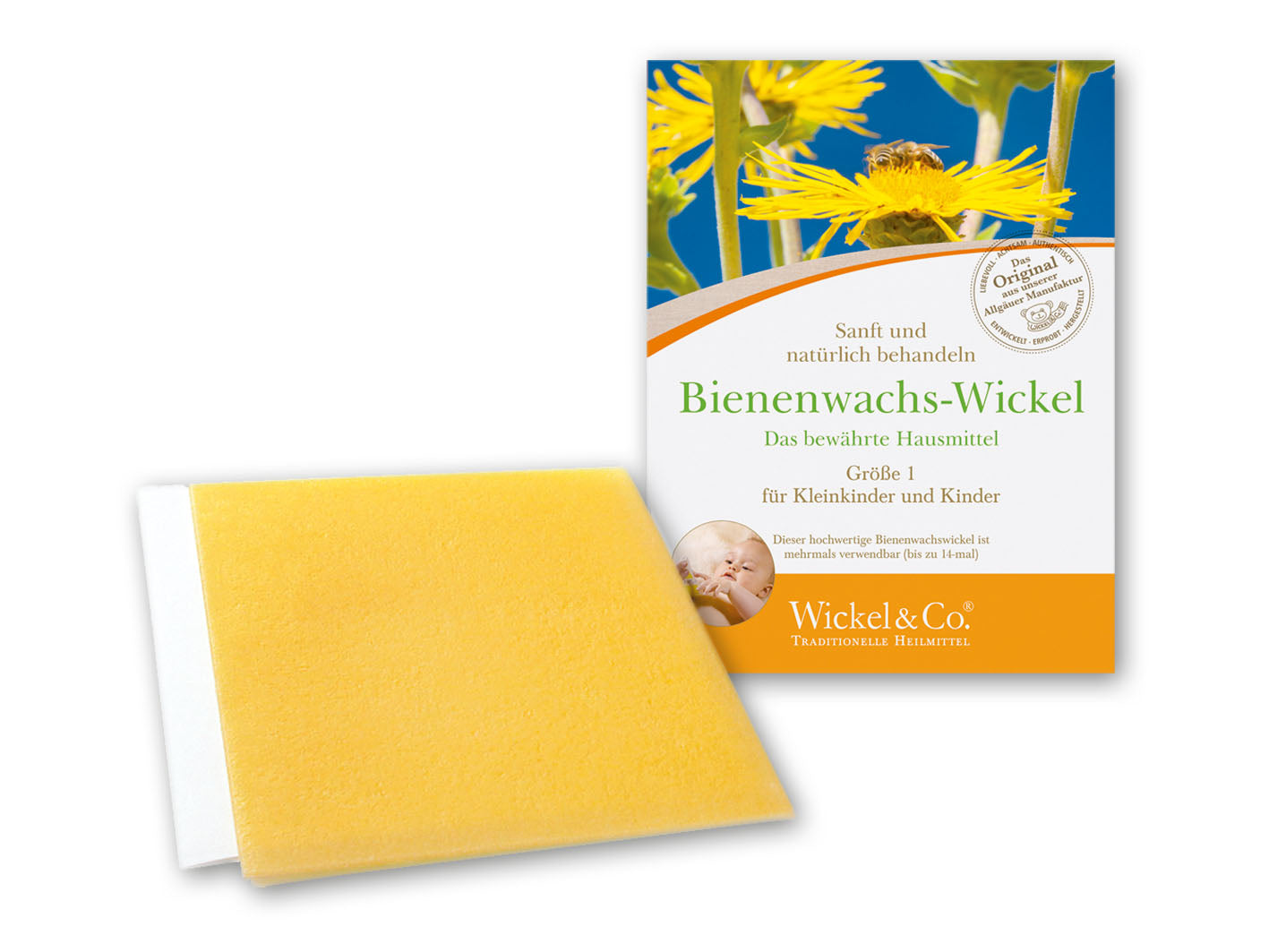 Bienenwachswickel einzeln - Wickel & Co.® - 4260646097017