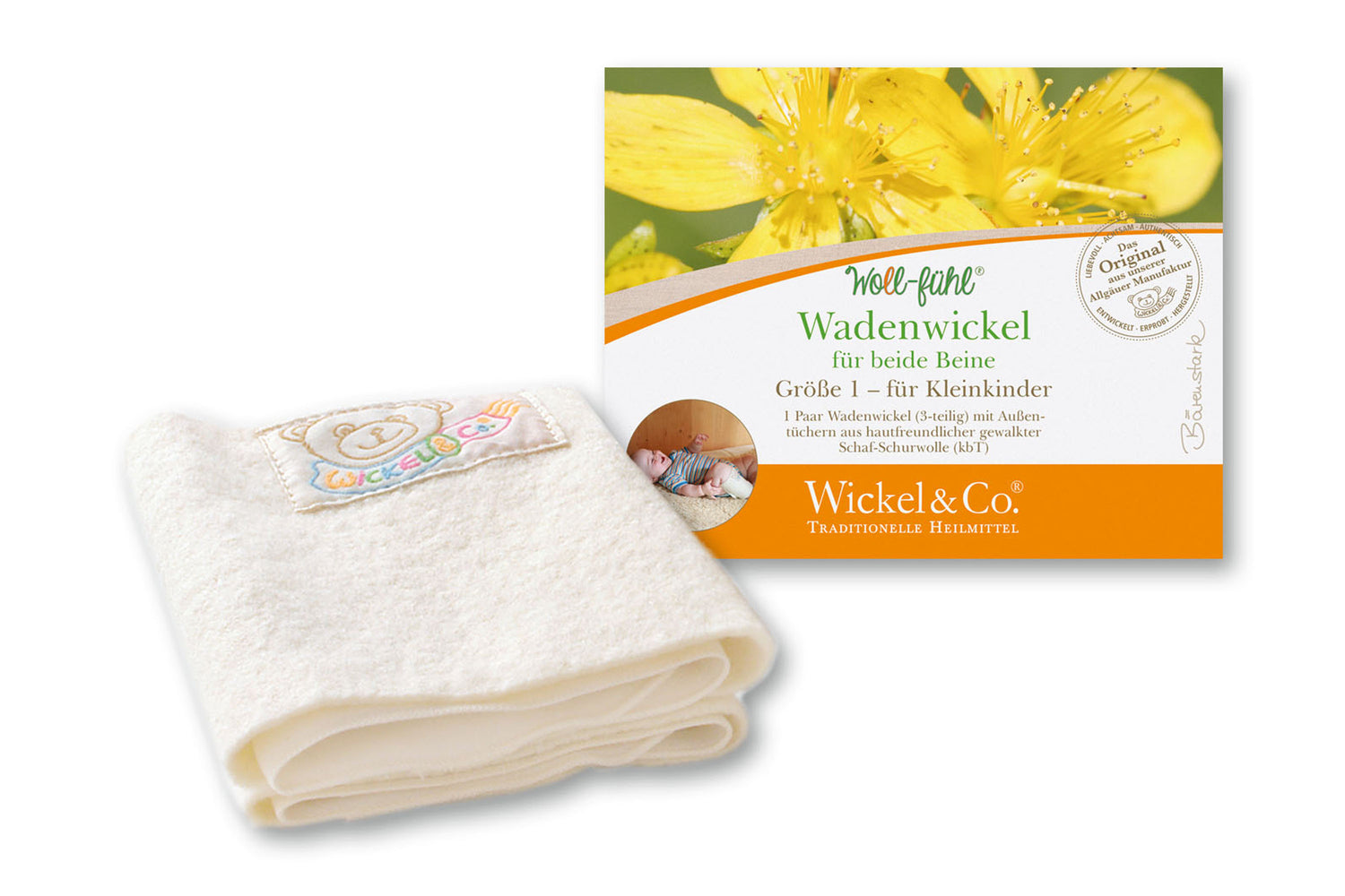 Woll-fühl® Wadenwickel für Kinder