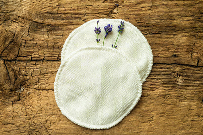 Stilleinlagen Seide/Wolle (Ø 13 cm)