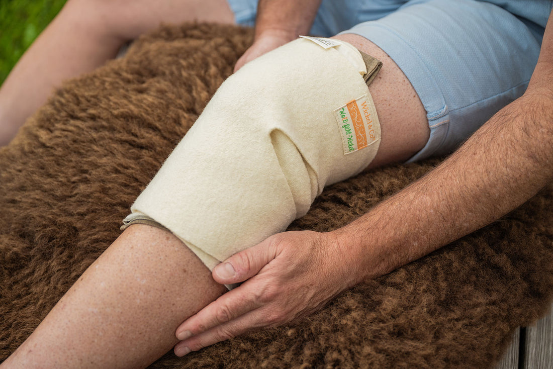 Woll-fühl® Gelenkwickel Knie