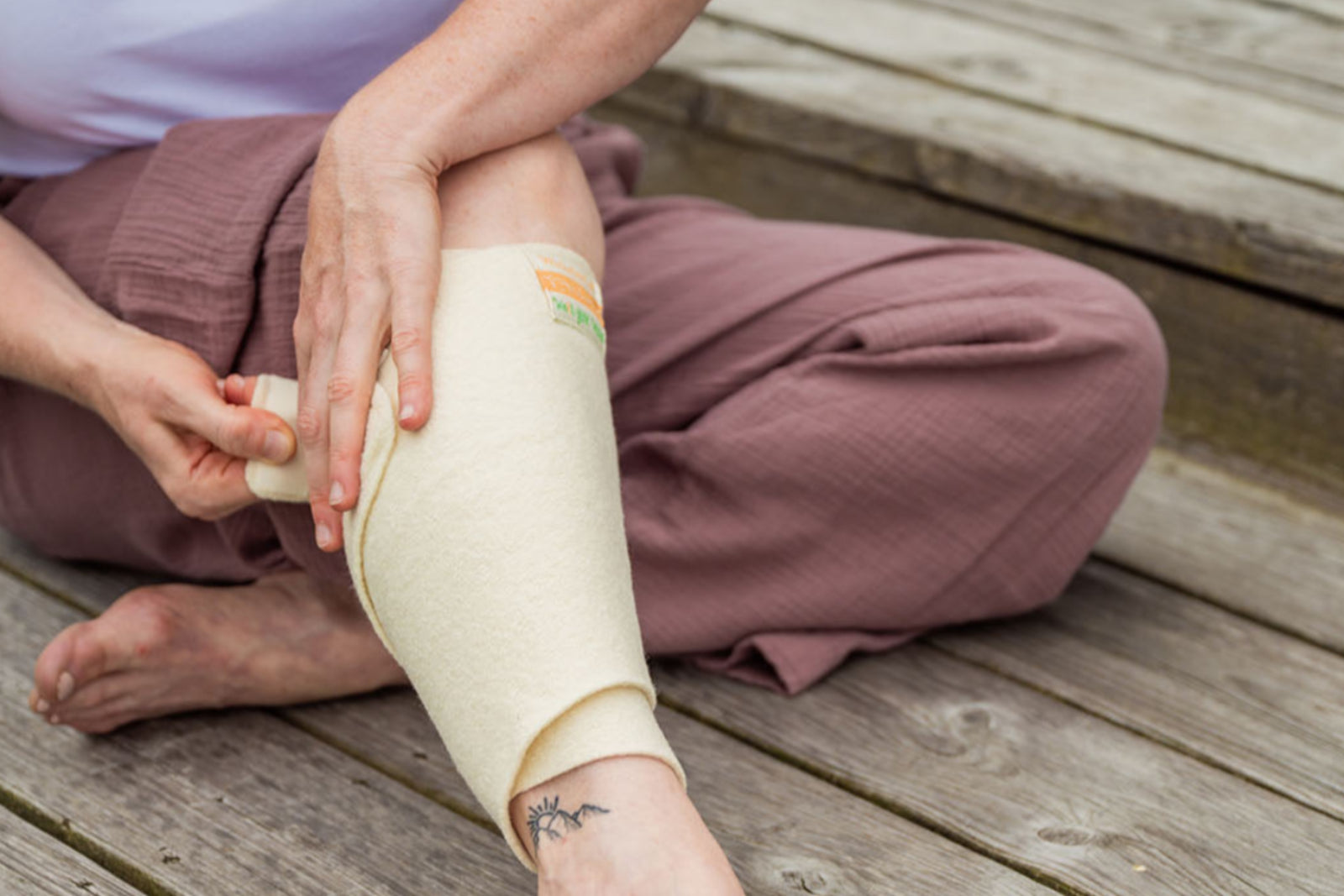 Woll-fühl® vein and calf body wrap (for 1 leg)