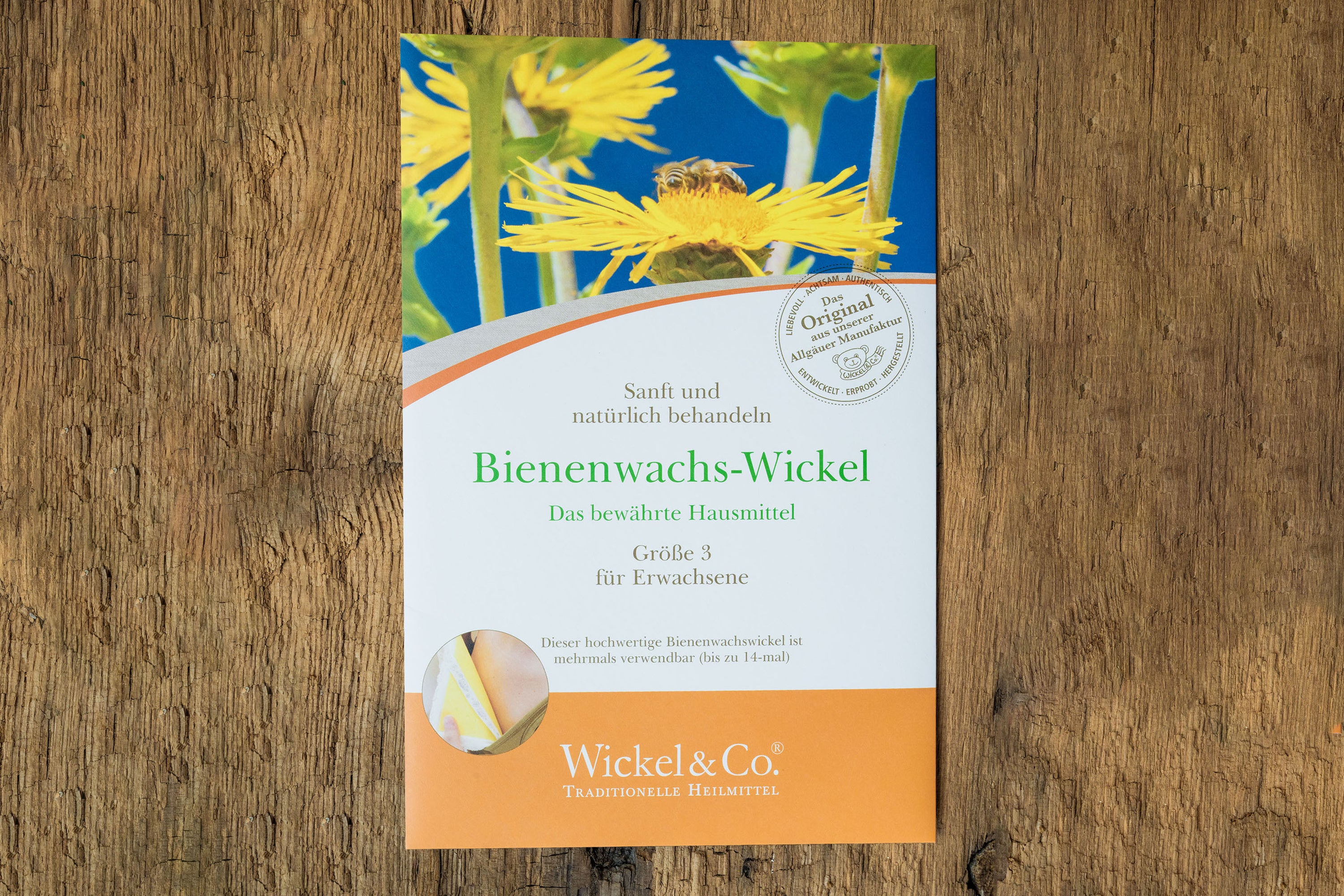 Beeswax compress