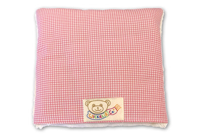 Kuschelkissen mit Plüsch und Heilwolle