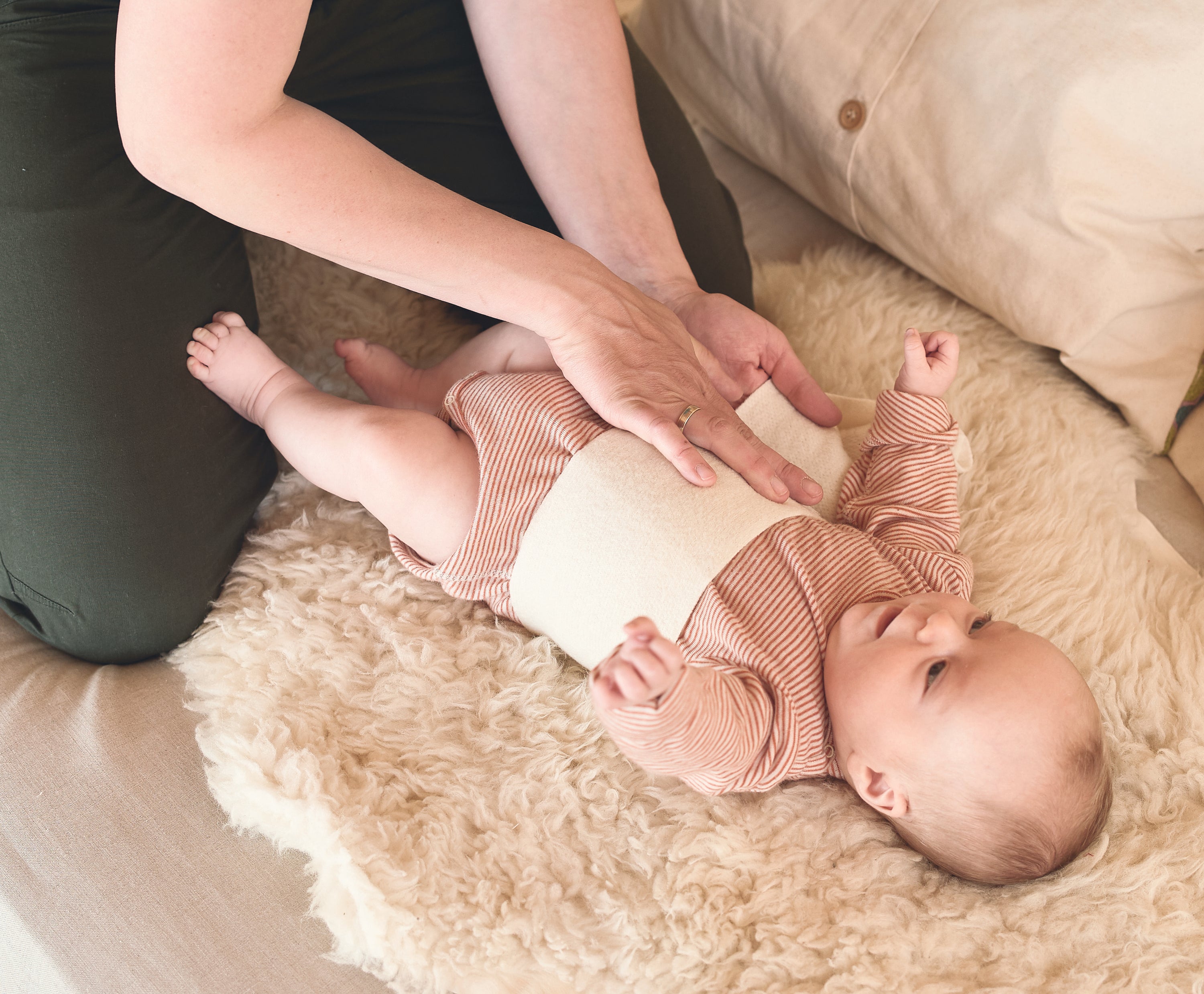 Woll-fühl® chest and stomach body wrap for children