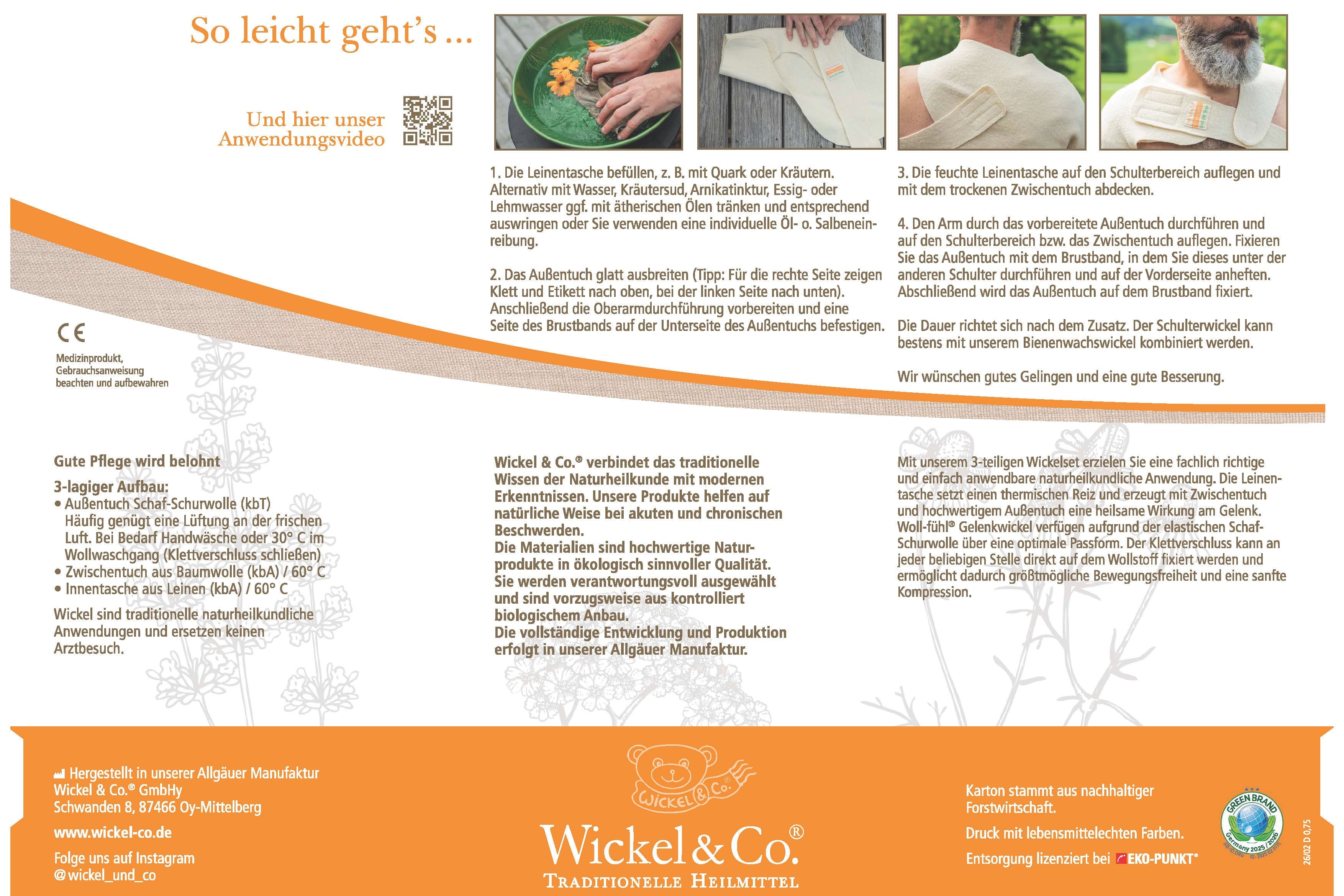 Woll-fühl® Gelenkwickel Schulter