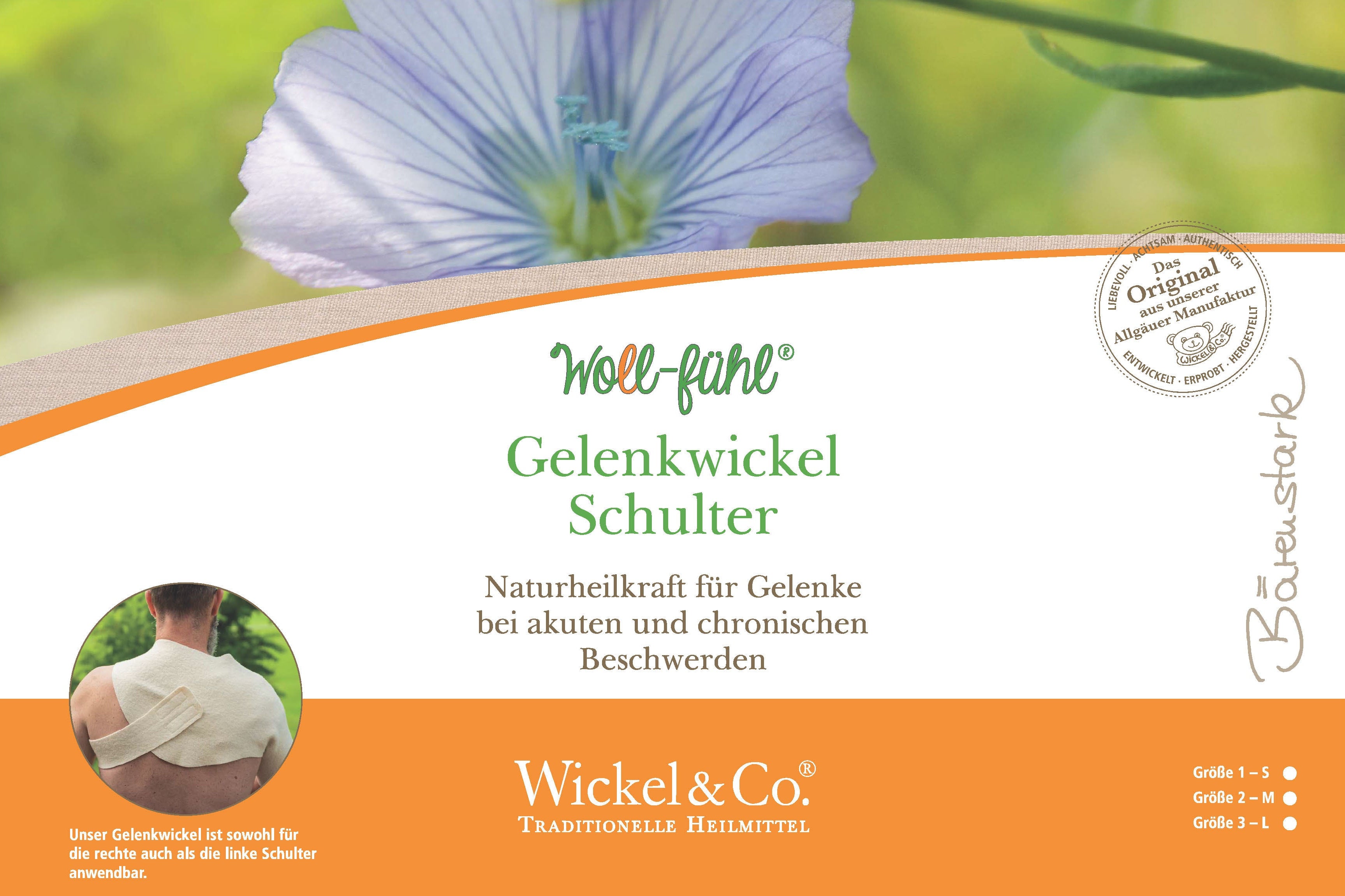 Woll-fühl® Gelenkwickel Schulter