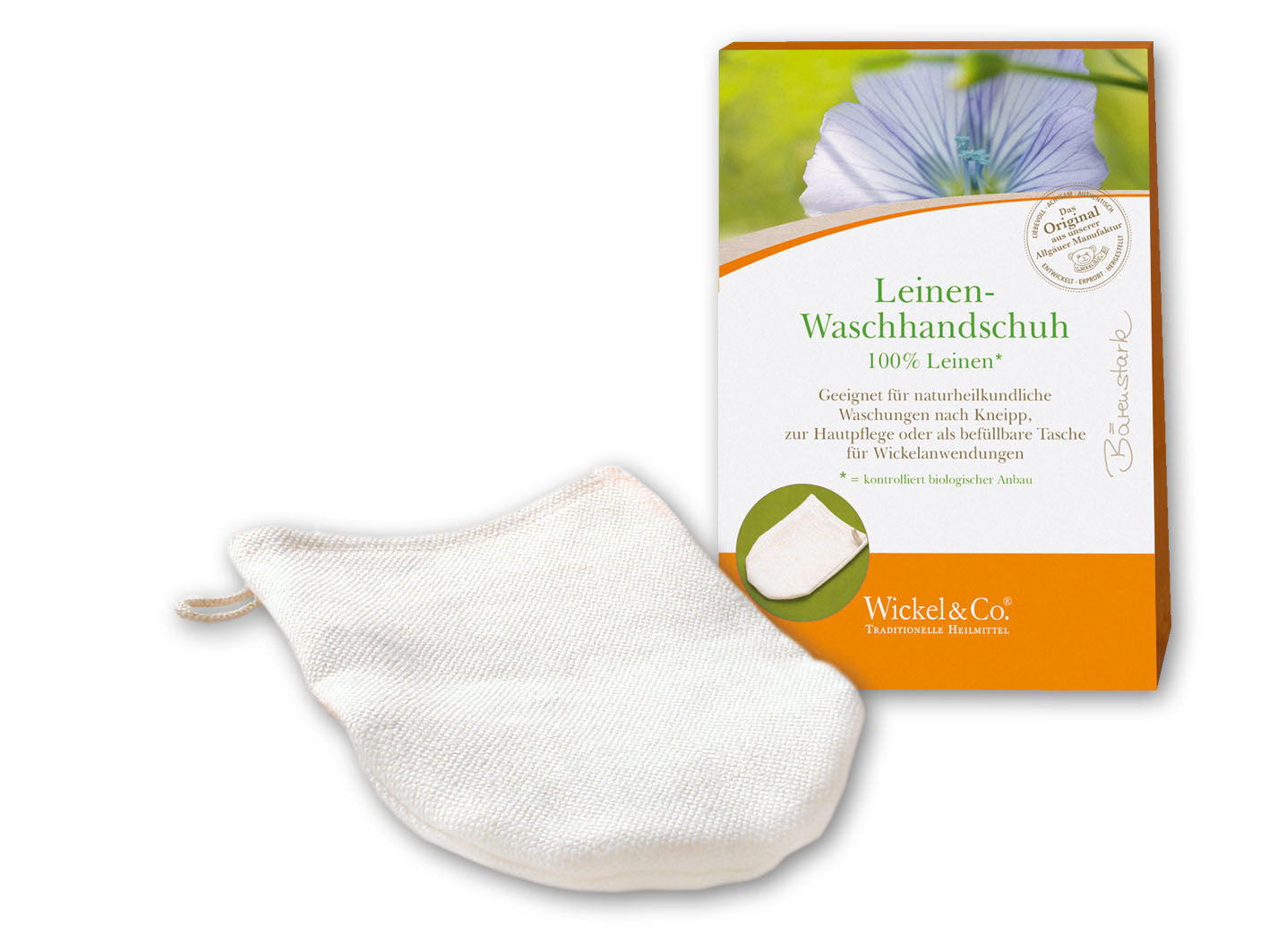Leinen Waschhandschuh - Wickel &amp; Co.® - 4260646093095
