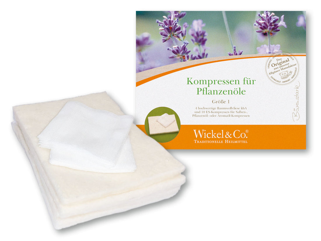 Kompressen für Pflanzenöle - Wickel &amp; Co.® - 4260646094115